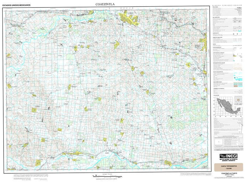 Mapa topogrÃ¡fico del INEGI