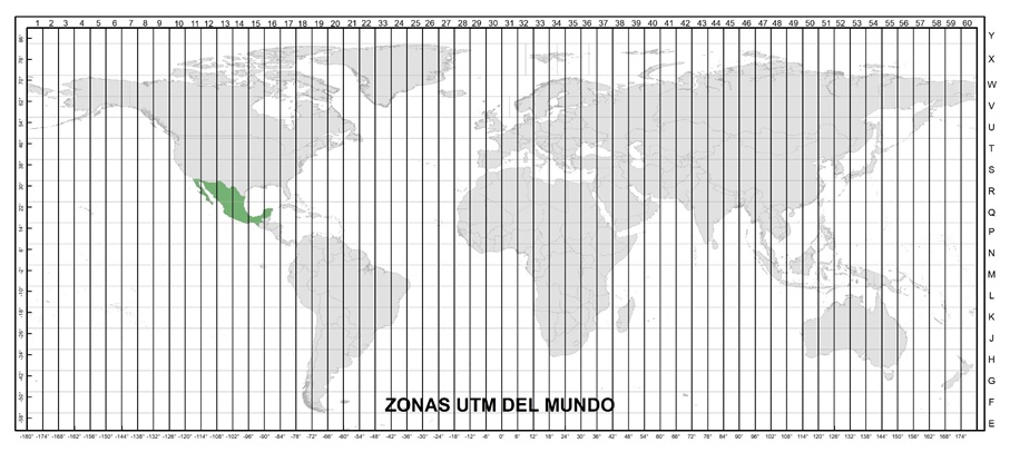 Zonas UTM del mundo